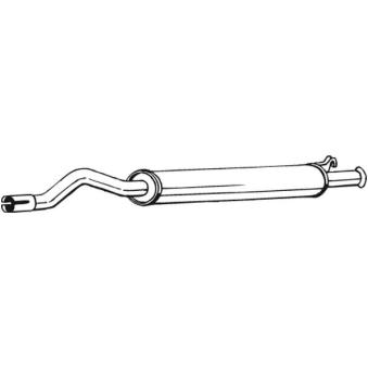 Silencieux central BOSAL 105-159 pour ROVER 200 2.0 E - 115cv