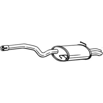 Silencieux arrière BOSAL 105-221 pour AUDI A4 1.9 TDI - 130cv Silencieux arrière BOSAL 105-221 pour AUDI A4 1.9 TDI - 130cv