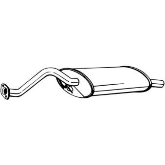 Silencieux arrière BOSAL 115-311 pour ROVER 200 211 - 60cv