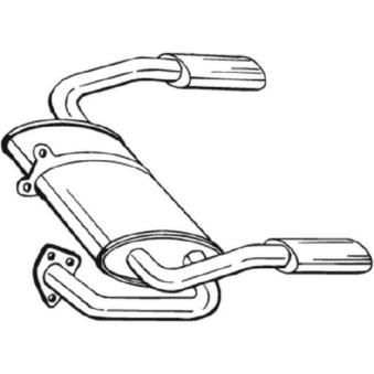 Silencieux arrière BOSAL 115-335