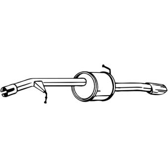 Silencieux arrière BOSAL [135-111]