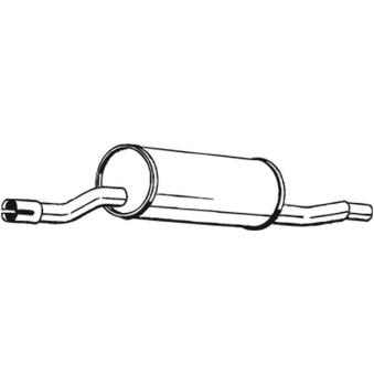 Silencieux central BOSAL 135-465