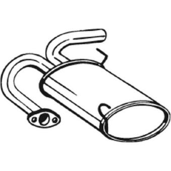 Silencieux arrière BOSAL [145-191]