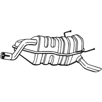 Silencieux arrière BOSAL 148-049