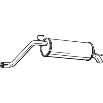 Silencieux arrière BOSAL OEM 51782330