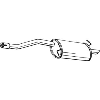 Silencieux arrière BOSAL 154-123 Silencieux arrière BOSAL 154-123
