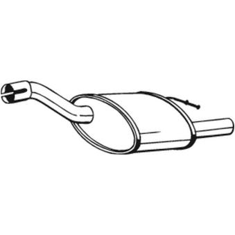 Silencieux arrière BOSAL [154-211]