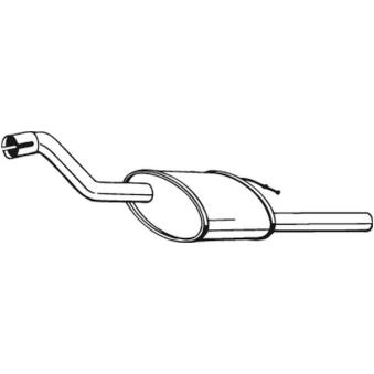 Silencieux arrière BOSAL [154-313]