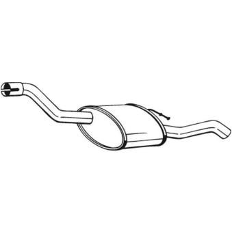Silencieux arrière BOSAL 154-333