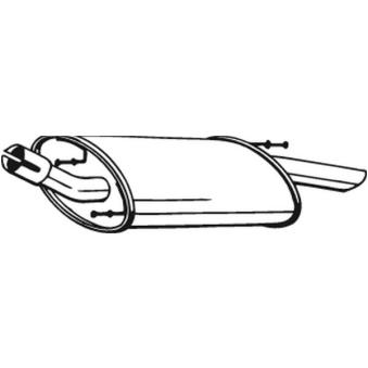 Silencieux arrière BOSAL OEM 1065916