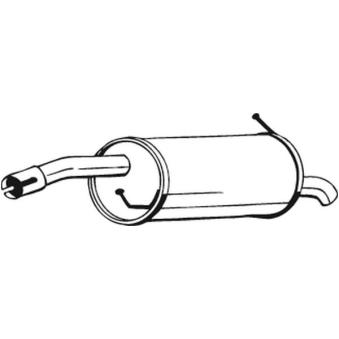 Silencieux arrière BOSAL OEM 1557524