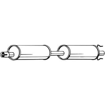 Silencieux central BOSAL 154-457