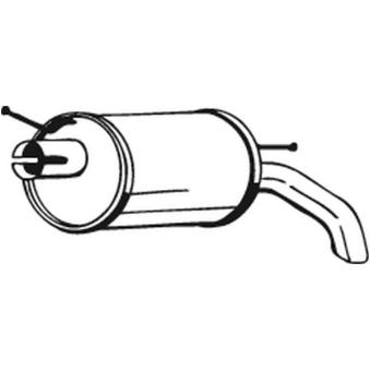 Silencieux arrière BOSAL [154-511]