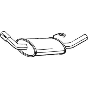 Silencieux arrière BOSAL [154-801]