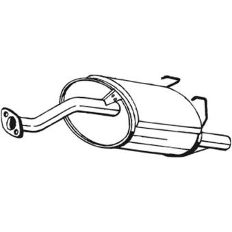 Silencieux arrière BOSAL OEM 18031SR3505 Silencieux arrière BOSAL OEM 18031SR3505