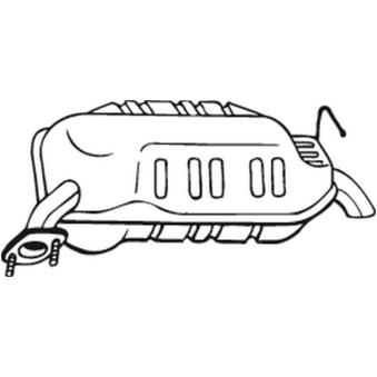 Silencieux arrière BOSAL 171-635