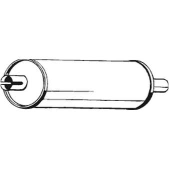 Silencieux central BOSAL 176-401