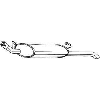 Silencieux arrière BOSAL OEM 90280256
