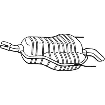 Silencieux arrière BOSAL 185-489