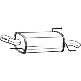 Silencieux arrière BOSAL [185-553]