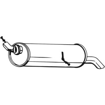 Silencieux arrière BOSAL OEM 1730H5