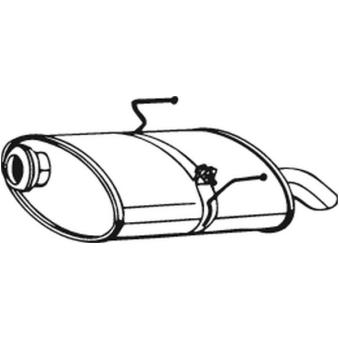 Silencieux arrière BOSAL [190-265]