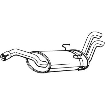Silencieux arrière BOSAL OEM 1730P2