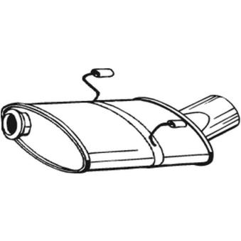 Silencieux arrière BOSAL OEM 1726AP