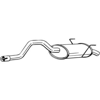 Silencieux arrière BOSAL [200-161]