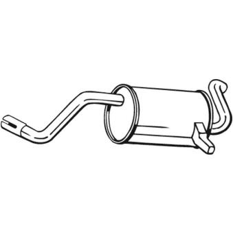 Silencieux arrière BOSAL 200-517
