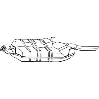 Silencieux arrière BOSAL [215-831]