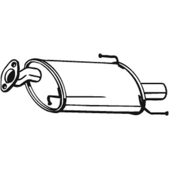 Silencieux arrière BOSAL 219-019 pour SUZUKI SWIFT 1.2 - 94cv