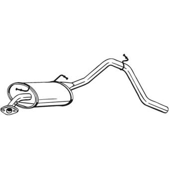 Silencieux arrière BOSAL 219-553 pour SUZUKI WAGON 1.3 - 94cv Silencieux arrière BOSAL 219-553 pour SUZUKI WAGON 1.3 - 94cv