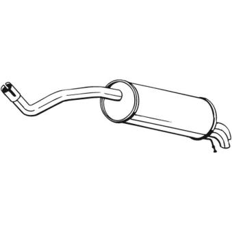 Silencieux arrière BOSAL OEM 6Q6253609BJ