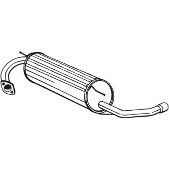Silencieux arrière BOSAL [228-003]
