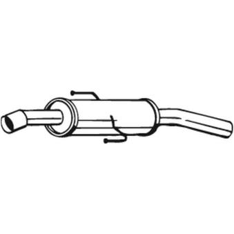 Silencieux central BOSAL 228-465 Silencieux central BOSAL 228-465