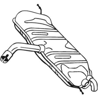 Silencieux arrière BOSAL OEM 5K6253609D