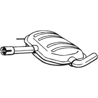 Silencieux central BOSAL 233-487 pour MINI MINI 2.0 - 115cv