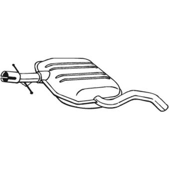 Silencieux central BOSAL 233-533