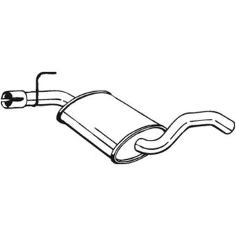 Silencieux central BOSAL OEM 1H0253409B