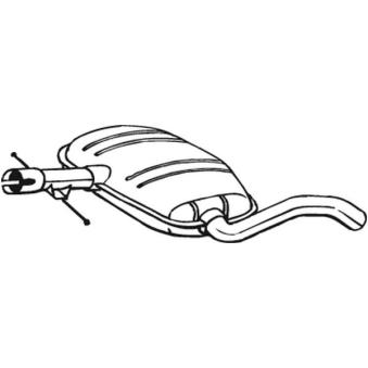 Silencieux central BOSAL OEM 1H9253409B