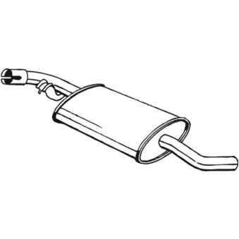 Silencieux central BOSAL [233-743]