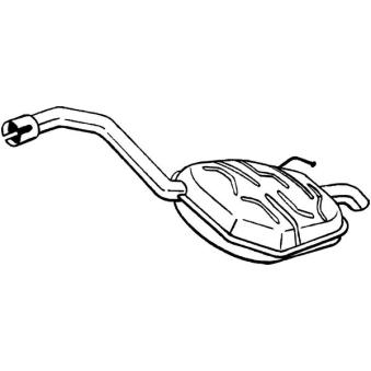 Silencieux arrière BOSAL OEM 31336842