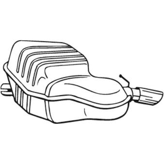 Silencieux arrière BOSAL 235-149 pour VOLVO S60 2.5 T - 210cv Silencieux arrière BOSAL 235-149 pour VOLVO S60 2.5 T - 210cv