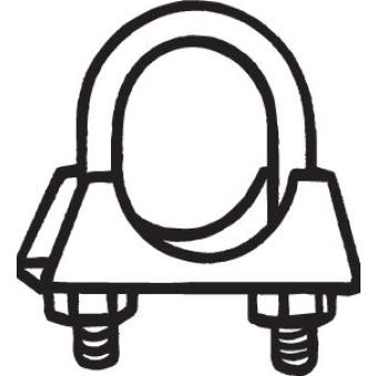 Pièce de serrage, échappement BOSAL [250-162]