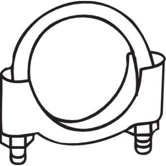 Pièce de serrage, échappement BOSAL 250-260 pour AUDI A3 1.8 T - 150cv