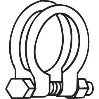 Pièce de serrage, échappement BOSAL 250-362 pour AUDI Q3 120 d - 163cv