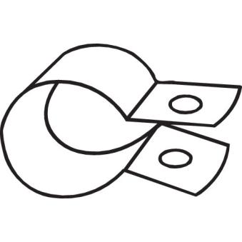 Bandes de caoutchouc, échappement BOSAL 250-525