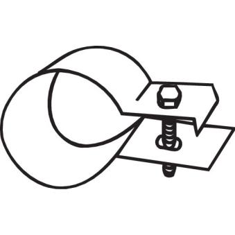 Bandes de caoutchouc, échappement BOSAL 250-550