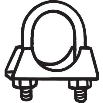 Pièce de serrage, échappement BOSAL OEM 856617